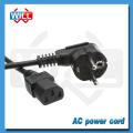 VDE 10 / 16A 250V Europa Cable de alimentación con enchufe C13 C19